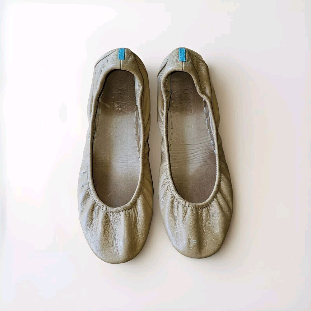 Tieks By Gavrieli Womens Camel Tan Brown Leather … - image 1